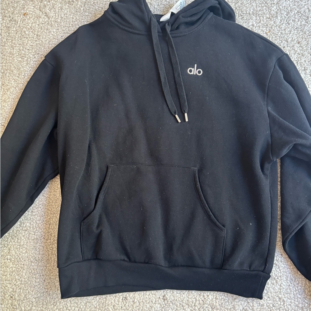 ALO Yoga Men's Black Hoodie